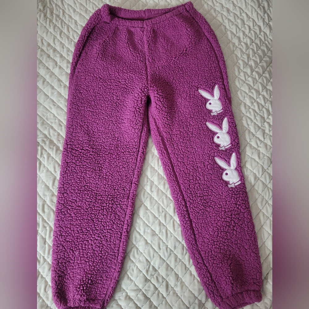 Cozy Purple Womens PLAYBOY Bottoms  From Pacsun